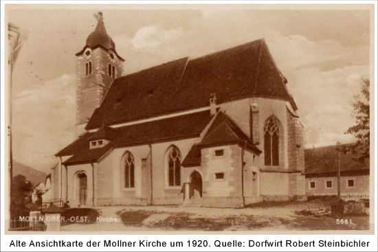 Mollner Kirche um 1920