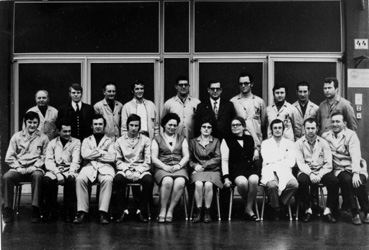 Mitarbeiter der Betriebsleitung 1972