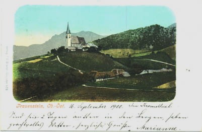 Frauenstein 1900 - Blick Richtung Norden