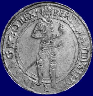 Münze mit Ferdinand II.