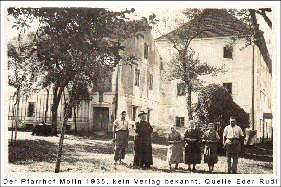 Pfarrhof Molln 1935