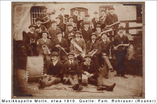Musikkapelle um 1910