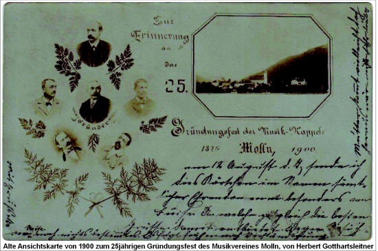 25-jähriges Gründungsfest Musikverein Molln 1900