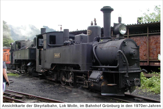 Steyrtalbahn, Lok Molln, 1970er-Jahre