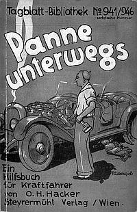 Ratgeber „Panne unterwegs“ von Oskar Hacker (1932)